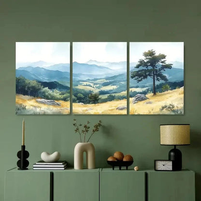 3pcs Shenandoah National Park Landscape Wall Art Set Canvas Framed 40x60cm - High Quality Print 100% Australian Made Wall Canvas Ready to Hang