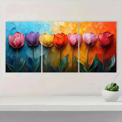 3pcs Spring Weddings & Modern Spaces TU Wall Art Set Canvas Unframed - High Quality Print 100% Australian Made Wall Canvas