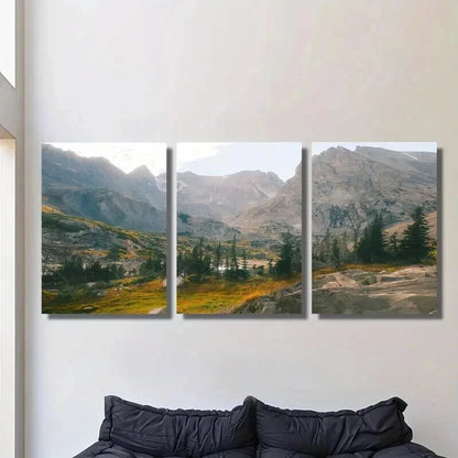 3pcs Spring & Summer Season Landscape Theme Wall Art Set Canvas Framed 40x60cm - High Quality Print 100% Australian Made Wall Canvas Ready to Hang