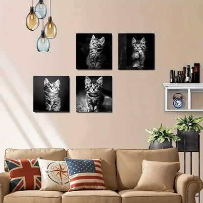 4pcs Farmhouse wall art printing Wall Art Canvas Framed