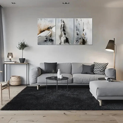 3pcs Minimalist Watercolor Design Metal Print Ready to Hang Art