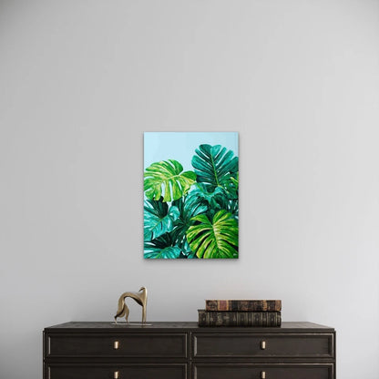 Tropical Plant Art Monstera Art Metal Print Ready to Hang