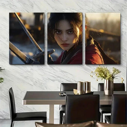 3pcs Custom for Sheung Warrior – Wall Art Canvas Unframed – High Quality Print 100% Australian Made Wall Canvas