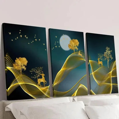3pcs Minimalism, Pine Wall Art Set Canvas Unframed - High Quality Print 100% Australian Made Wall Canvas