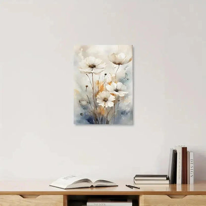 Beautiful Flower Botanical Floral Painting 40x60cm Metal Print Ready to Hang