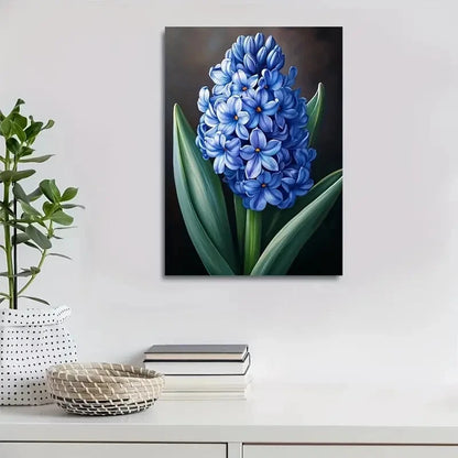 Beautiful Beautiful Hyacinth, Suitable Painting 40x60cm Metal Print Ready to Hang