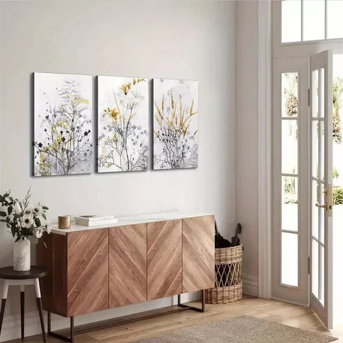 3pcs Bohemian Rustic Farmhouse Wall Art Set Canvas Unframed - High Quality Print 100% Australian Made Wall Canvas