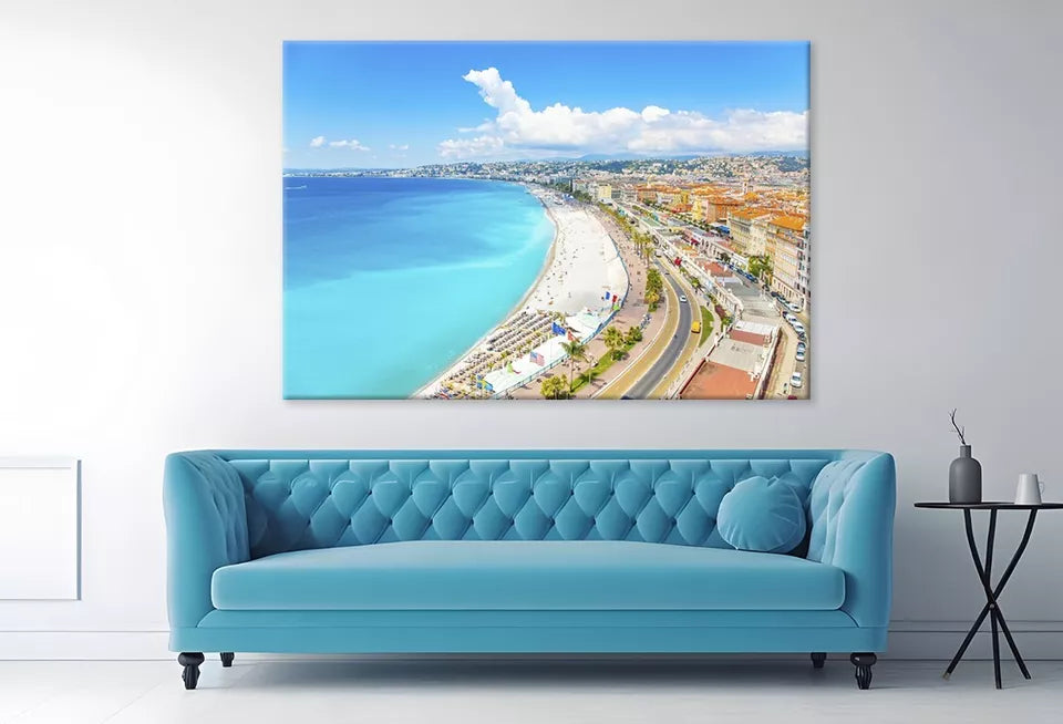 Vibrant Classic French Riviera Wall Art Decor 100% Australian Made