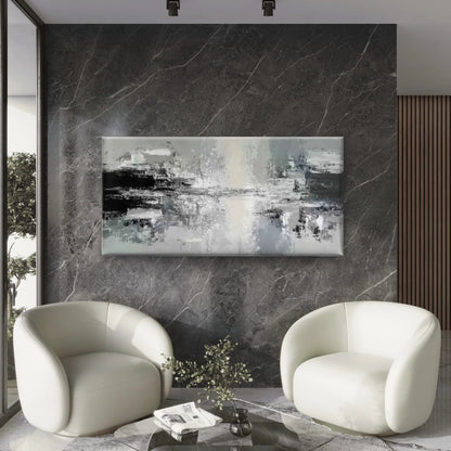 Featuring Abstract Expressionis Wall Art Canvas Office Home Room Framed 120x60cm