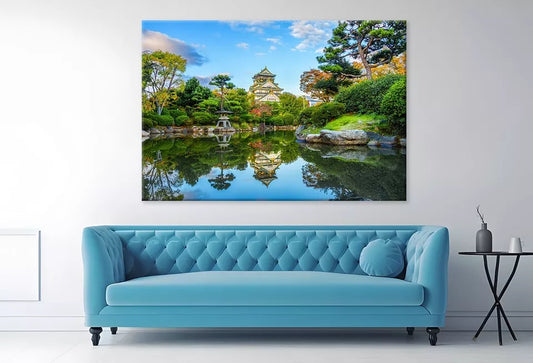Osaka Castle Museum At Sunset Wall Art Decor 100% Australian Made