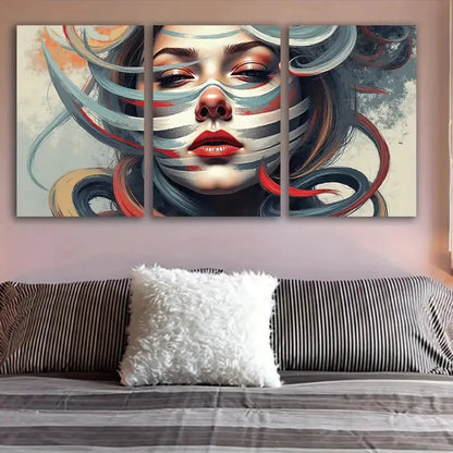 3pcs Colors of the Soul Wall Art Set Canvas Framed 50x70cm - High Quality Print 100% Australian Made Wall Canvas Ready to Hang