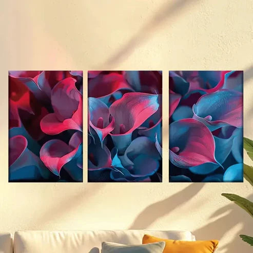 3pcs Fascinating Plants Wall Art Canvas Unframed - High Quality Print 100% Australian Made Wall Canvas