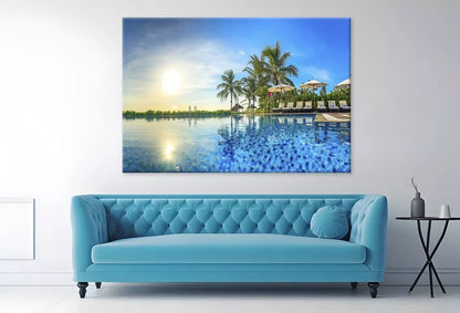 Pool Resort In Da Nang, Vietnam   Wall Art Decor 100% Australian Made