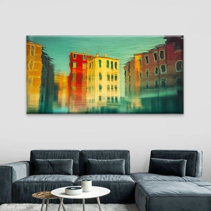 Venice Architecture Wall Art Canvas Office Home Room Framed 120x60cm