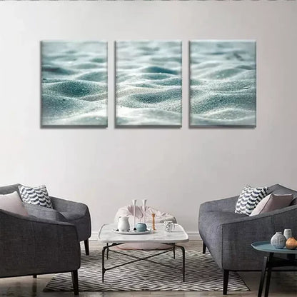 3pcs Beach Wall Art Canvas Unframed - High Quality Print 100% Australian Made Wall Canvas