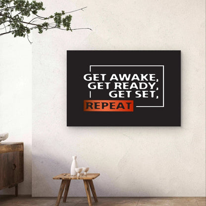 Fitness Gym Motivational Quote 5mm Plastic Poster Ready to Hang 90x60cm