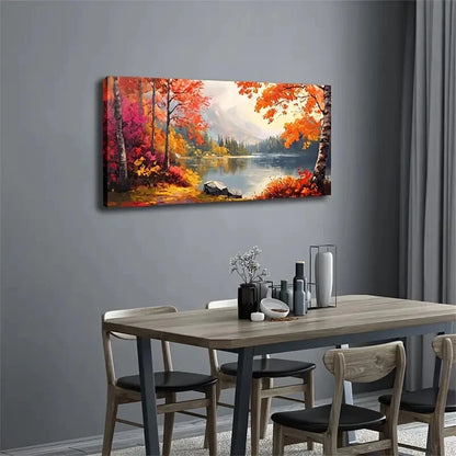 Seasonal & Summer Scenery wall canvas office home room framed 120x60cm