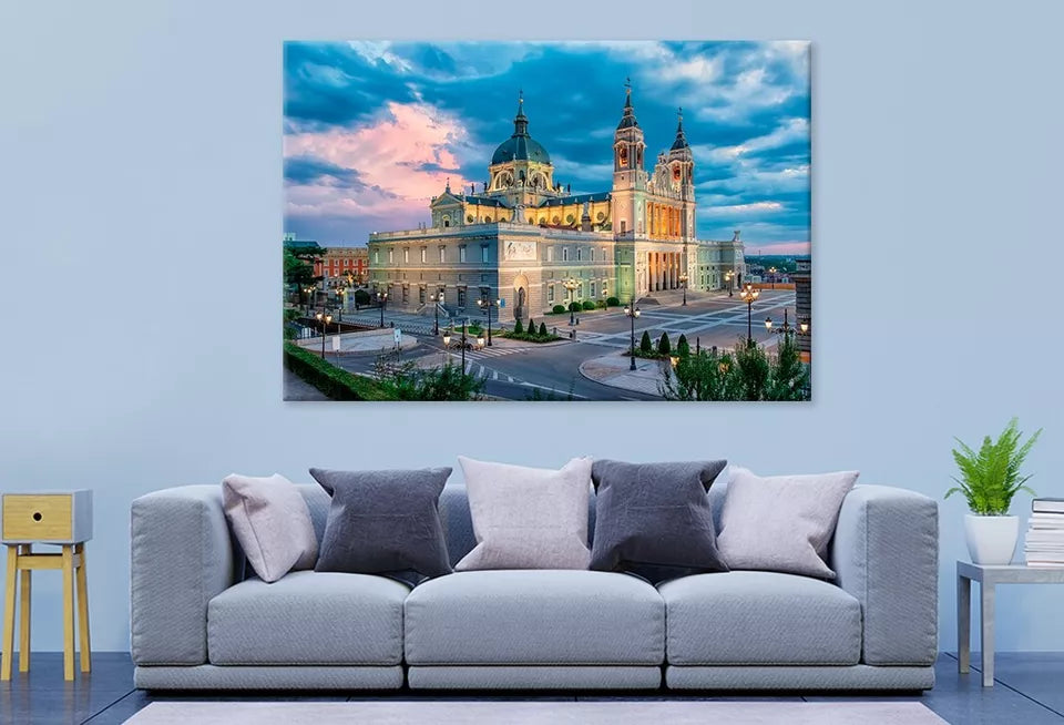 Almudena Cathedral In Madrid  Wall Art Decor 100% Australian Made