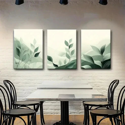 3pcs Palette with Gentle Flowing Design Perfect Wall Art Canvas Unframed – High Quality Print 100% Australian Made Wall Canvas