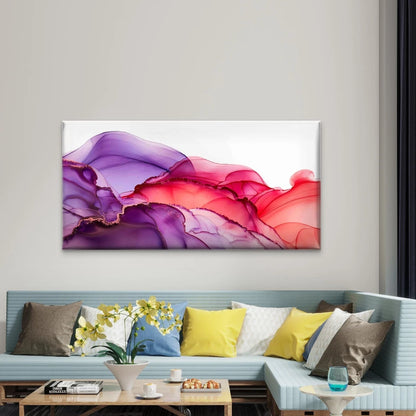 Alcohol Ink Splash Abstract Art Wall Art Canvas Office Home Room Framed 120x60cm