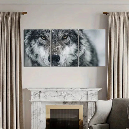 3pcs Winter Scene, Snowy Landscape Nature Metal Print Ready to Hang Art