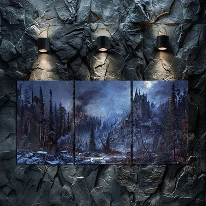 3pcs Fantasy Game Concept Art Metal Print Ready to Hang Art