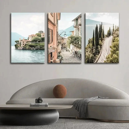 3pcs Modern Rustic Farmhouse Style Spring & Summer Metal Print Ready to Hang Art