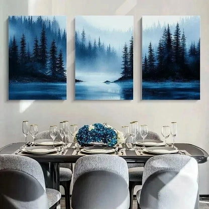 3pcs Dried Flower & Ceramic Vase Pattern Wall Art Set Canvas Framed 40x60cm - High Quality Print 100% Australian Made Wall Canvas Ready to Hang