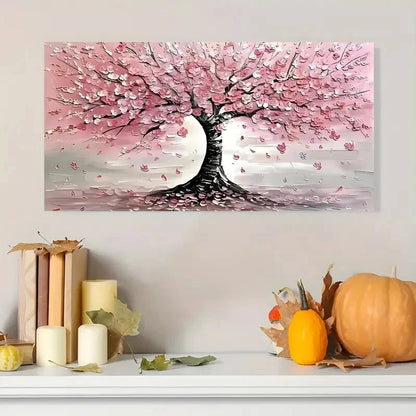Cherry Blossom Tree Art Wall Art wall canvas office home room framed 120x60cm