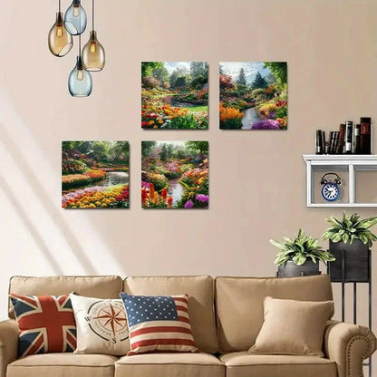 4pcs Occasion art decorations Unique Wall Art Canvas Framed