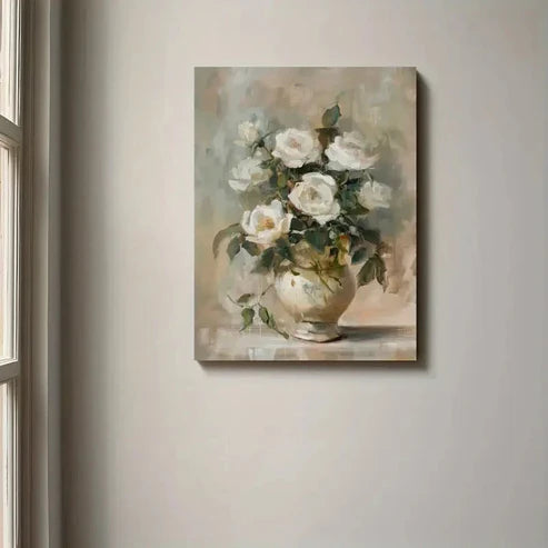 Beautiful Vintage Botanical Still Life Painting 60x90cm Metal Print Ready to Hang  60x90cm Metal Print Ready to Hang