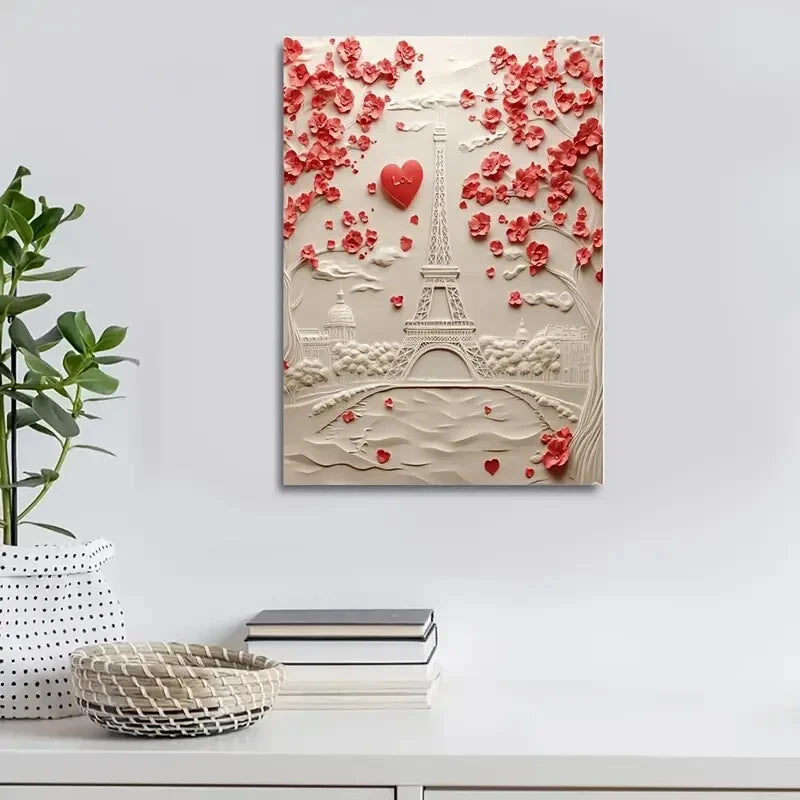 Featuring Brittany Spaniels Among Heart Shaped 40x60cm Metal Print Ready to Hang