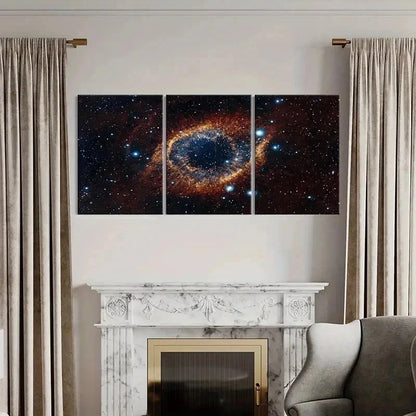 3pcs Outer Space Cosmic Universe Science Wall Art Set Canvas Framed 40x60cm - High Quality Print 100% Australian Made Wall Canvas Ready to Hang