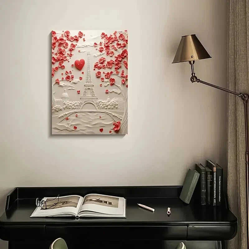 Featuring Brittany Spaniels Among Heart Shaped 40x60cm Metal Print Ready to Hang