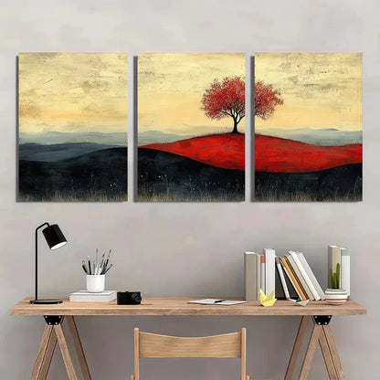 3pcs Minimalist Modern Vintage Farmhouse Perfect Wall Art Set Canvas Framed 40x60cm - High Quality Print 100% Australian Made Wall Canvas Ready to Hang
