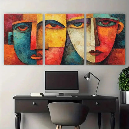 3pcs Steve Bonds Perfect Century Perfect Wall Art Set Canvas Framed 40x60cm - High Quality Print 100% Australian Made Wall Canvas Ready to Hang