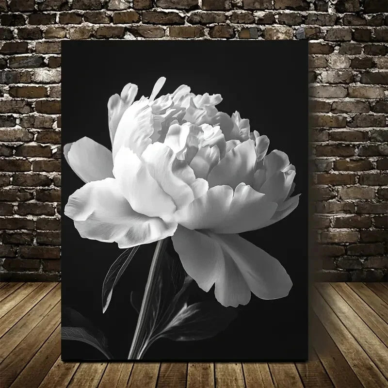 Beautiful Peony Suitable Painting 40x60cm Metal Print Ready to Hang