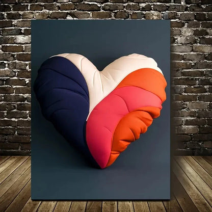 Beautiful Featuring Pop Art Inspired Painting  40x60cm Metal Print Ready to Hang