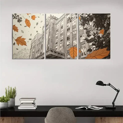 3pcs Deco Hotel at Twilight DHT Wall Art Canvas Unframed – High Quality Print 100% Australian Made Wall Canvas