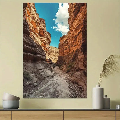 Canyon Mountain Sunset Scenic Landscape Poster 40x60cm Metal Print Ready to Hang