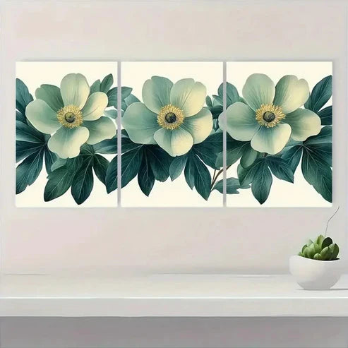3pcs Mid-Century Modern Design Wall Art Set Canvas Unframed - High Quality Print 100% Australian Made Wall Canvas