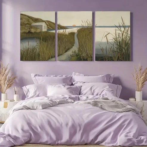 3pcs Wall Decor for Bedroom, Living Room Wall Art Set Canvas Unframed - High Quality Print 100% Australian Made Wall Canvas
