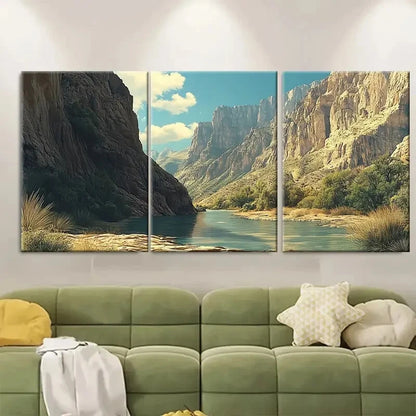 3pcs Bend National Park Scenic Nature Metal Print Ready to Hang Art