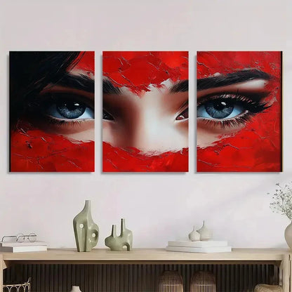 3pcs Abstract Beautiful Girl Décor Perfect Wall Art Set Canvas Framed 40x60cm - High Quality Print 100% Australian Made Wall Canvas Ready to Hang