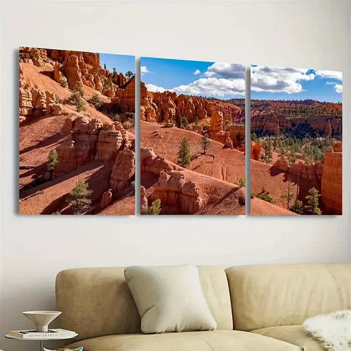 3pcs National Fores Wall Art Set Canvas Unframed - High Quality Print 100% Australian Made Wall Canvas