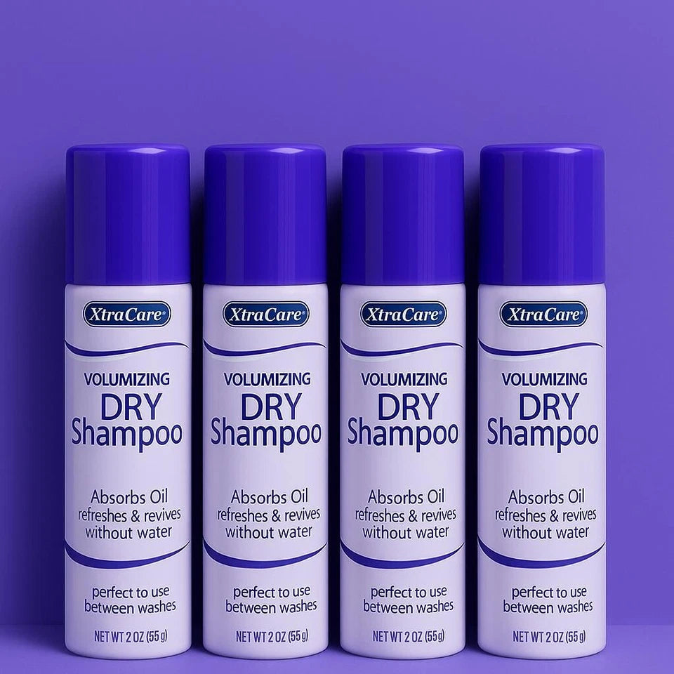 4 Pack XtraCare Dry Shampoo - Volumizing Hair Spray Oil Absorber 2oz Australia