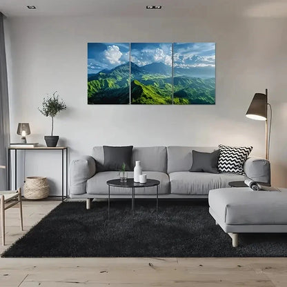 3pcs Scenic Mountain Landscape Nature Metal Print Ready to Hang Art