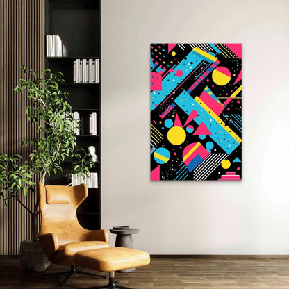 Seamless Abstract Pattern Design 40x60cm Metal Print Ready to Hang