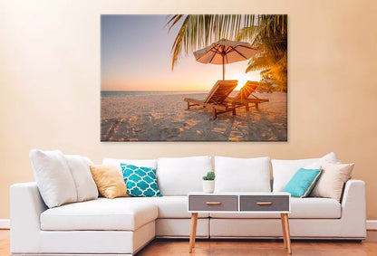 Beautiful Tropical Sunset Scenery Wall Art Decor 100% Australian Made