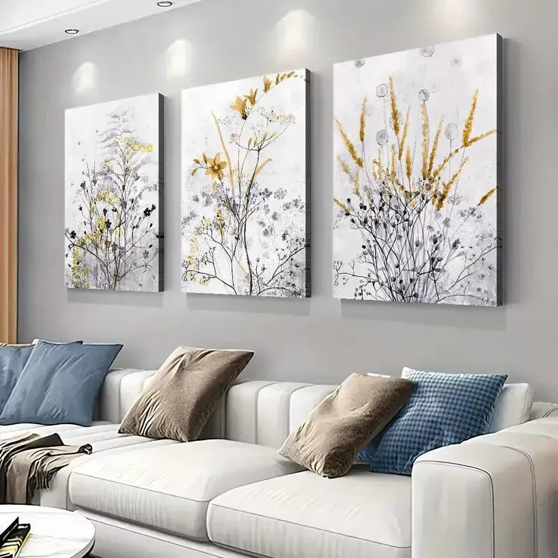 3pcs Bohemian Rustic Farmhouse Canvas Framed 40x60cm - High Quality Print 100% Australian Made Wall Canvas Ready to Hang